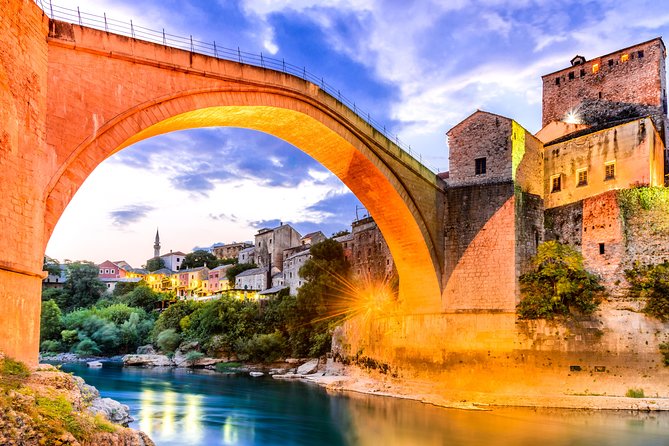 Mostar & Kravice waterfalls full-day guided tour from Split - Mostar’s Old Bridge area and your free time for food