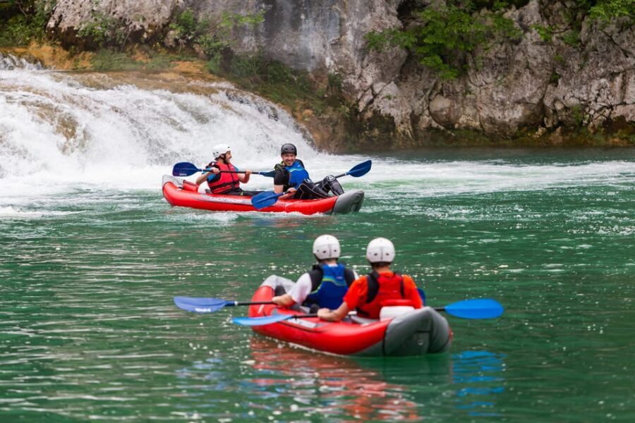 Mrežnica Waterfalls Kayaking | Slunj - Rastoke - Plitvice - Optional rock jumps from 5 m and 8 m: what to do if you hesitate