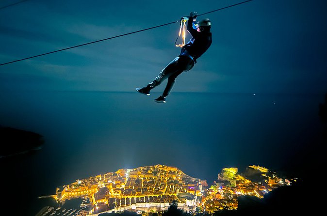 Night Zipline Experience in Dubrovnik - Two Zip-Lines, Two Kinds of Night Views