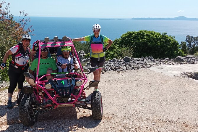 (Official) Korcula Buggy: Our History, Food & Wine (Ana & Branko) - Starting in Korčula Town: viewpoint photos and the dress-up moment