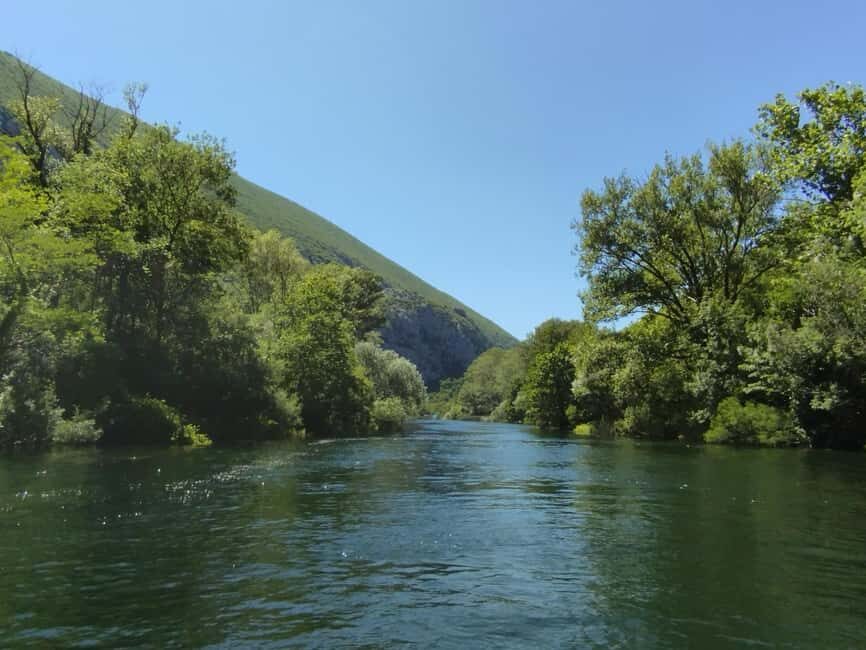 Omiš: 5-Hour Kayak on Cetina River Preserved Nature Park - Radman Mills beer garden: the mid-trip anchor for lunch and a real break