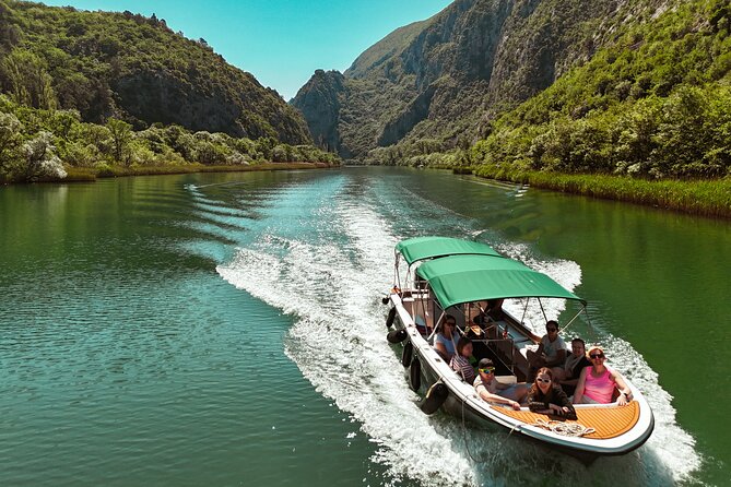 Omiš Glass-Bottom Boat Tour on Cetina River Canyon - Glass-bottom reality check: lower deck is where it happens