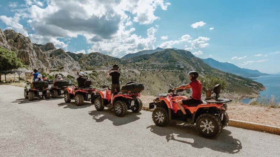 Omiš/Split Expedition: 65 km Quad Tour to Hidden Waterfalls - Male Gubavica waterfall swim: pack for it