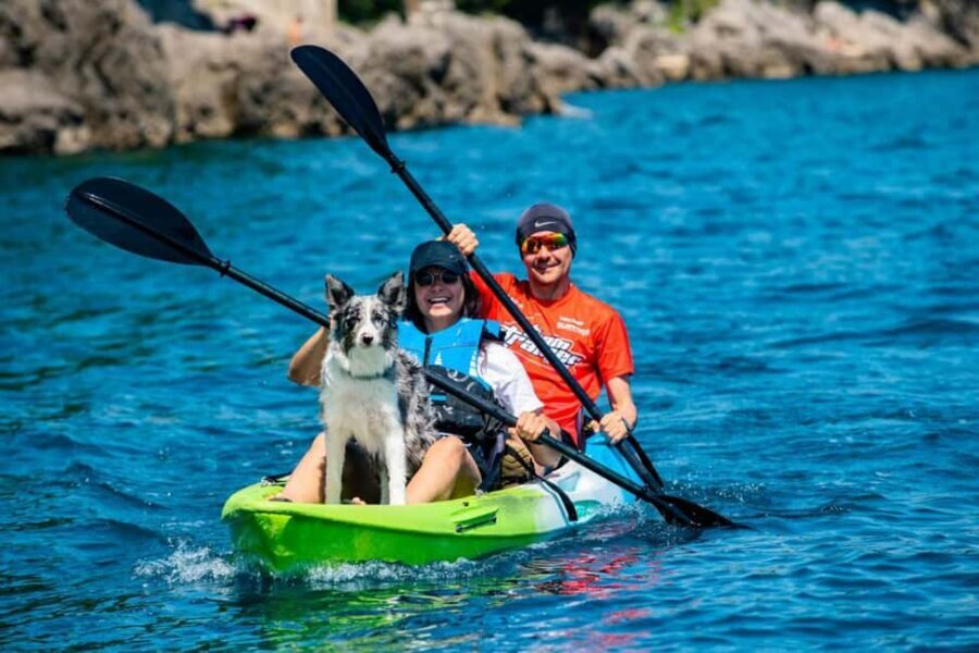 Opatija: Explore kayak adventure - Meeting point at Slatina Beach: easy to find, easy to start