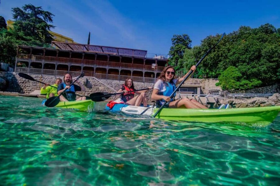Opatija: Explore kayak adventure - Your 5-hour window: what the timing really feels like