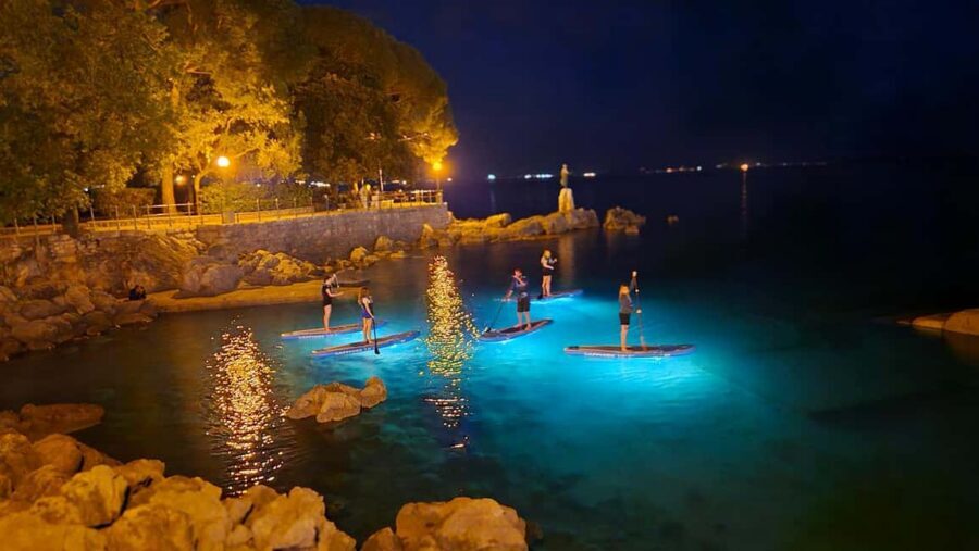 Opatija: Guided SUP Paddleboarding Adventure at Night - Getting Started at Slatina Beach (The Part That Sets the Tone)