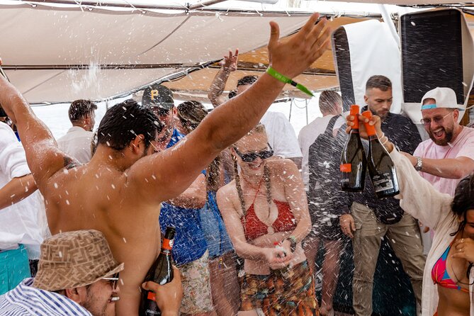 Out to Sea Split Boat Party w/ Blue Lagoon Swim, Dj & Afterparty - Key things to know before you go