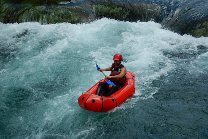 Packrafting Mreznica River - The waterfalls and rapids section: what to expect from the 6 m to 3 m drops