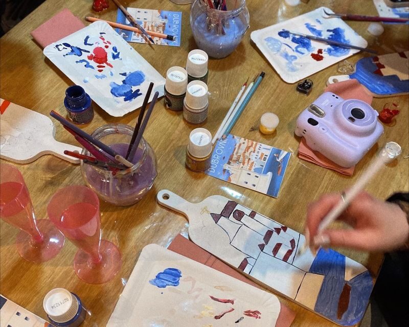 Paint, Sip, and Savor Local Flavors: Unique Local Experience - Why a paint-and-sip board beats another Dubrovnik evening