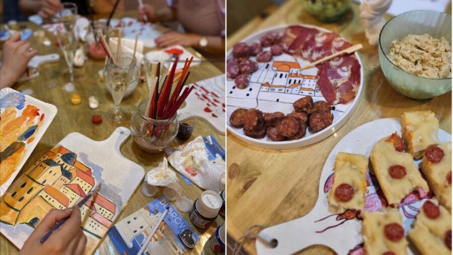 Paint, Sip, and Savor Local Flavors: Unique Local Experience - The eco-friendly serving board: materials, pace, and take-home results