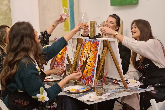 Painting party at Art Bottega - Paint & Wine Studio in Rijeka - Key highlights at Art Bottega