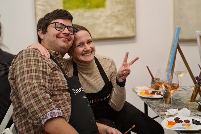 Painting party at Art Bottega - Paint & Wine Studio in Zagreb - Small Group Energy (Max 16) and Why It Matters