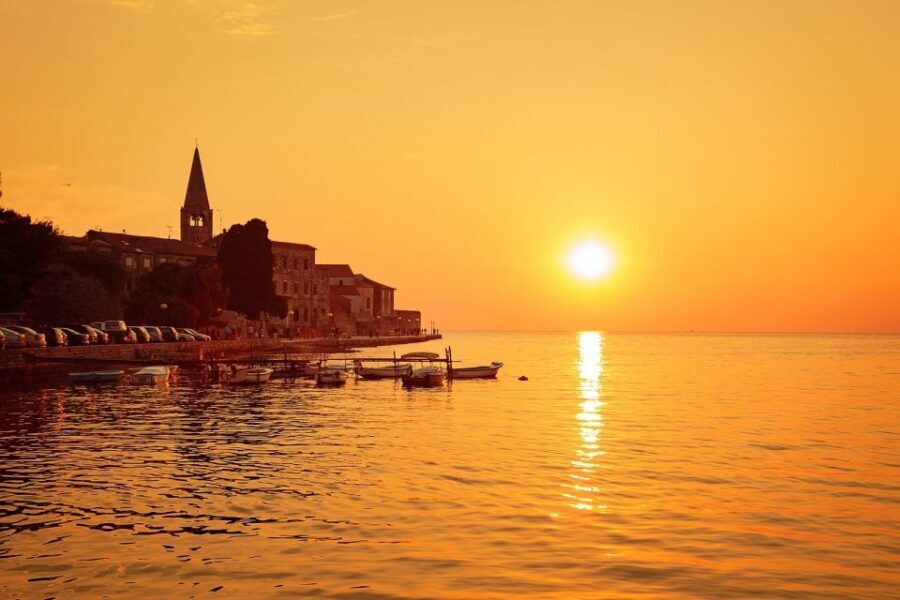 Porec: Boat Cruise with Barbecue Lunch - On the Water: Cliffs, Coves, and Your Swim or Snorkel Break