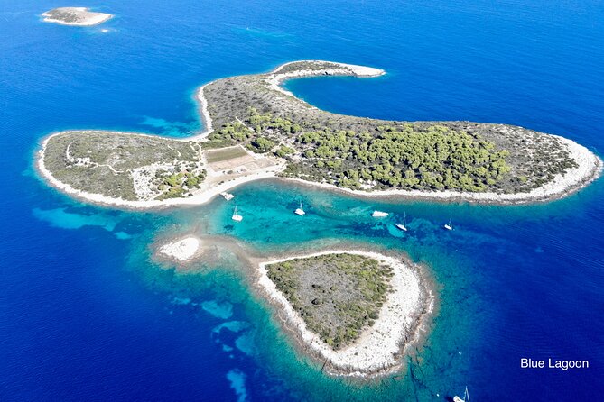 Private Blue cave, Mamma Mia and Hvar, 5 islands tour from Split - Stiniva Cove: A Sea-Only Access Swim Stop