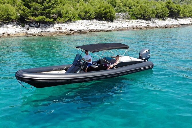 Private Blue cave, Mamma Mia and Hvar, 5 islands tour from Trogir - Stiniva Cove: sea-only access and a short swim moment