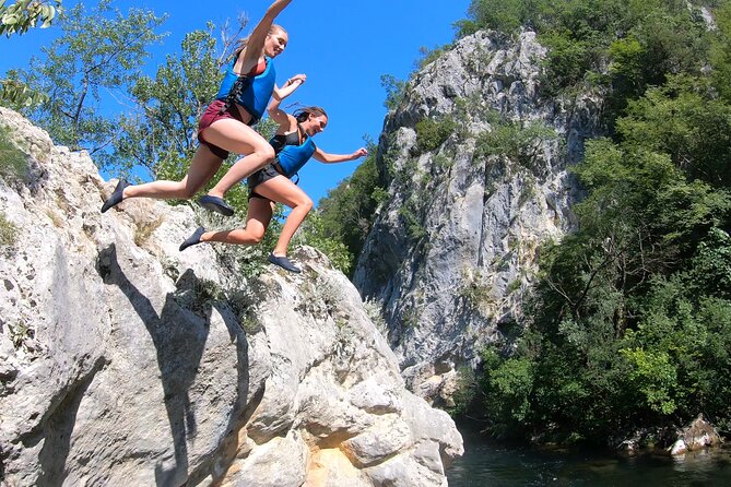 Private Cetina rafting trip|Cave exploring|Cliff jumping & more - Opt-in thrills vs easy river time during breaks