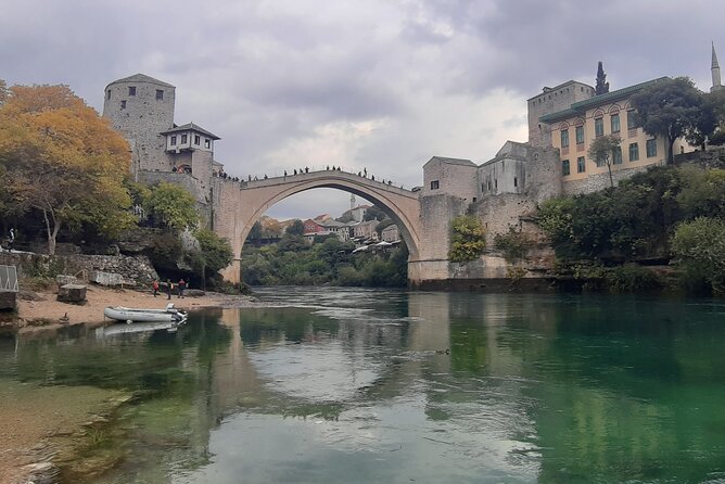 Private Day Tour to Mostar, Pocitelj and Kravica Waterfalls - Mostar Old Bridge Area: Lunch Freedom, Bazar Browsing, and Your Walk
