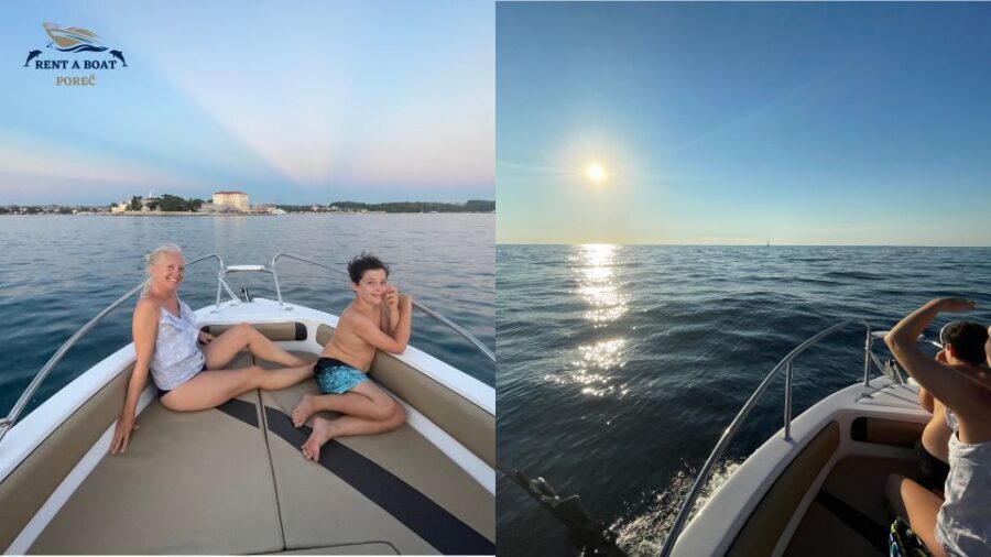 Private Family Dolphin Tour in Poreč - Onboard comfort: drinks, skipper focus, and family pace