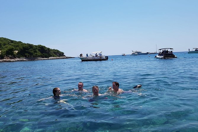 Private Full-Day Croatian Islands Boat Tour from Trogir - Blue Lagoon Croatia: sand-bottom snorkeling and easy swimming time