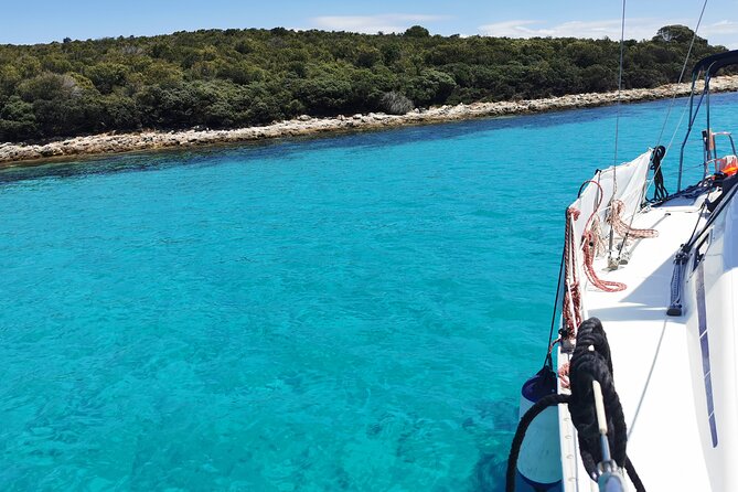 Private Full Day Sailing Tour To Elafiti Islands - Stop 2, Šunj Beach on Lopud: the sandy shoreline break