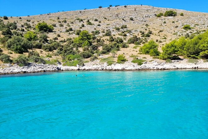 Private Full Day Tour | Food & Drinks | Kornati or Vrgada - Stop 3: Mana Cove for dramatic cliffs and film-history scenery