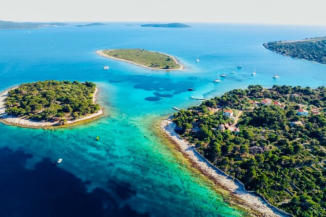 Private Half-Day Boat Tour from Split: Blue Lagoon & 2 Islands - The Trogir panoramic cruise: UNESCO coast from the water
