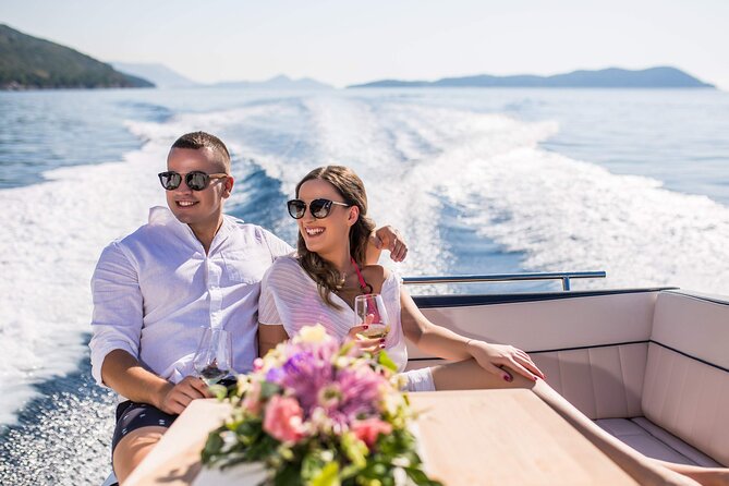Private Half-Day Tour Elaphiti Islands by Speedboat, Dubrovnik - Stop 2 on Koločep: the Blue Cave vibe on a rockier coast