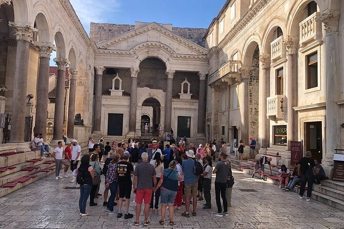 Private History Split Walking Tour in English - Fruit’s Square (Trg Brace Radic): Venetian walls and a literary father