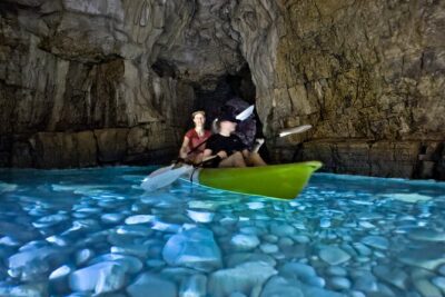 Private kayak tour: Explore the caves and turquoise bays in Pula - Where you start at Big Mama Beach Bar (and why morning helps)