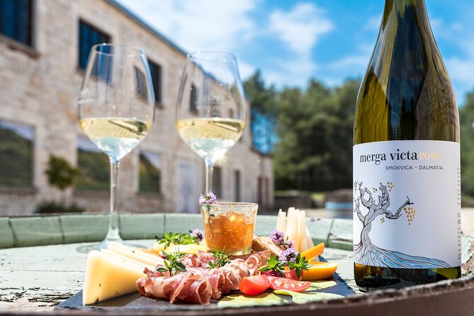 Private Korcula wine tour and tasting - The Old Korčula–Vela Luka Road: Sea Views Toward Lastovo and Mljet