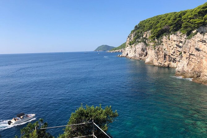 Private Speedboat Tour | Caves Beaches Islands and more - Stop 4: Lokrum Island Ruins, Peacocks, and Game of Thrones Stops