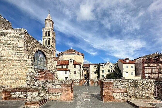 Private Split History Tour with Local Wine & Food Tasting - Golden Gate and Gregory of Nin: the palace entrance with a modern face