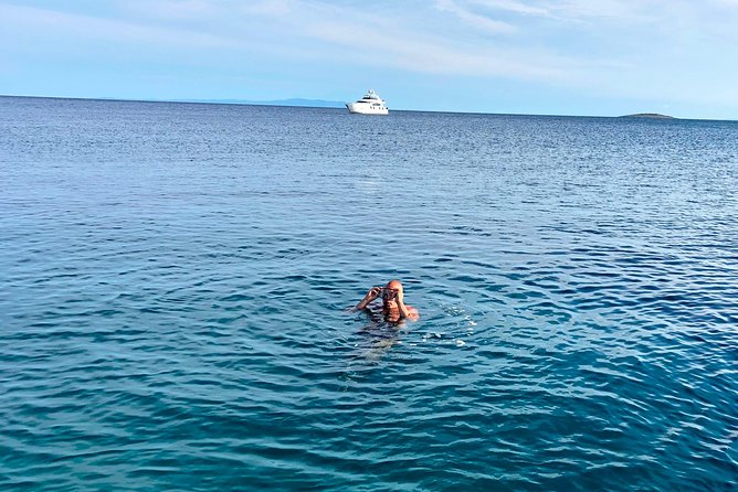 Private Sunset Tour from Trogir by Speedboat - Blue Lagoon / Krknjasi Bay: the swim stop that makes the trip worth it
