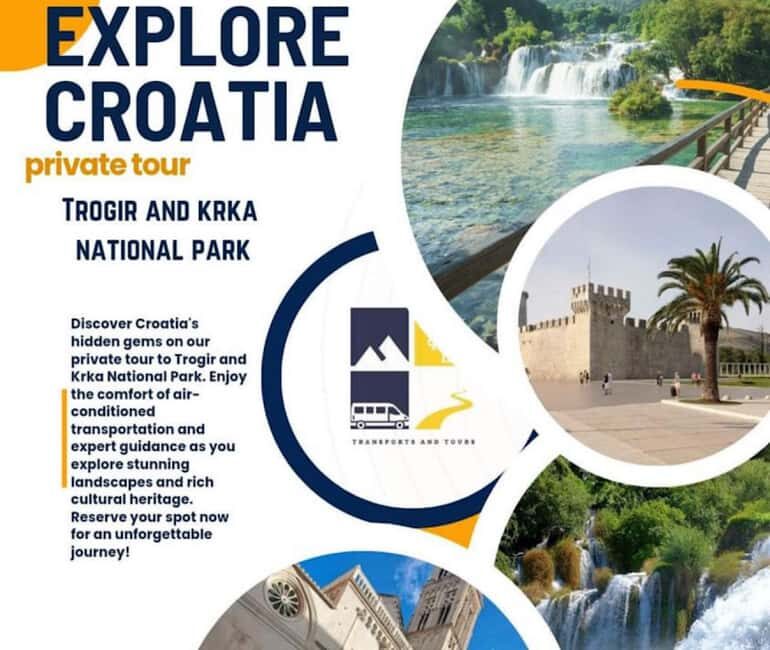 Private tour from Split area: Trogir and Krka National Park - Private Split-to-Trogir-and-Krka: the day in plain terms