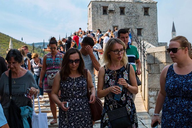 PRIVATE TOUR to Kravice Waterfalls, Mostar and Počitelj old town - Dr. Franjo Tuđman Bridge terrace: the quick wow moment