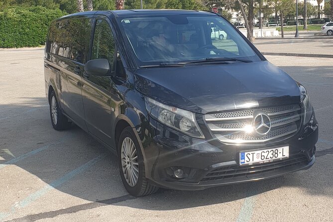Private transfer Split airport to Split - Timing the 35 to 55 minutes ride into Split