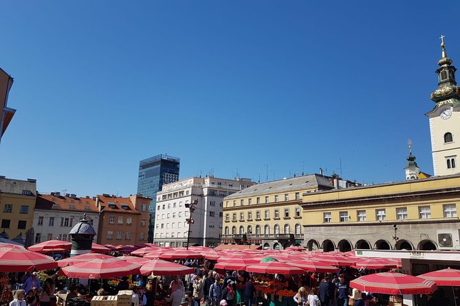 Private Walking Tour of Zagreb - Dolac Market in the morning, Tkalčićeva for coffee culture