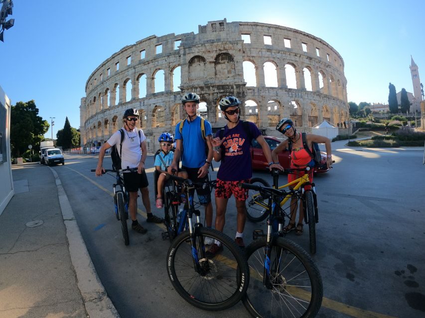 Pula: Bike Tour of Ancient Pula & Aquatic Adventures - Stoja and Grotta dei Colombi: cave views, protected bats, and the cliff-jump temptation
