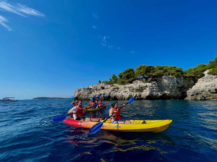 Pula: Cave, Canyon and Island Kayak Tour Snorkel&Explore - Grotta di Quarzo Cave Kayak-Through: What You Should Expect