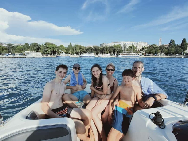 Pula: Cave Private Boat and Snorkeling Tour - Speedboat Setup at Bunarina Port: Quick Start, Real Sea Time