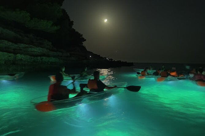 Pula Cave Sunset and Night Tour in Transparent Kayak - Getting Started at Ambrela Beach: Gear, Basics, and What to Expect