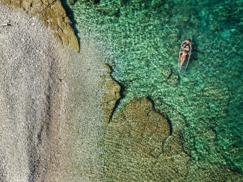 Pula: Clear Kayak Tour to Canyon, Island Cliffs & small Cave - What’s included in the $58 price, and why it can feel like good value