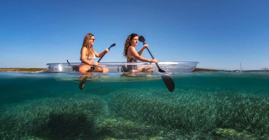 Pula: Clear Kayak Tour to Canyon, Island Cliffs & small Cave - Timing and meeting at Histria Beach inside Verudela Resort