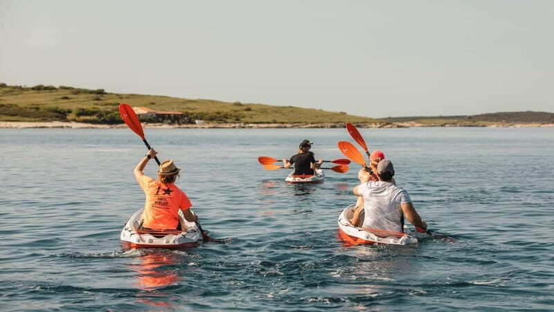 Pula: kayak tour, Seagulls rocks, military zone, snorkeling - Paddling time: 2.5 to 3 hours that flex to your pace