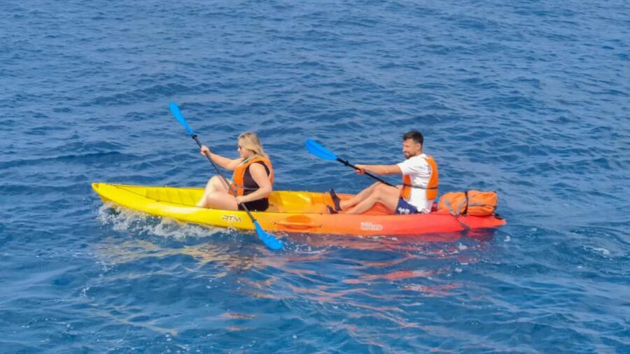 Pula: Muzil Canyon Kayak Tour, Snorkeling and Cliff Jumping - Snorkeling in a nearby bay: clear water and real swim time