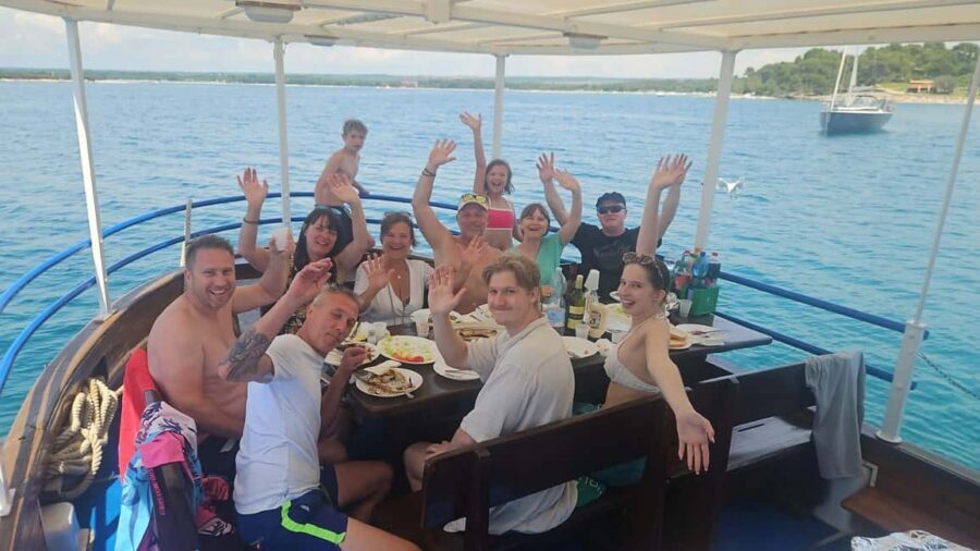 Pula: Private Dolphins & Sunset Tour With Dinner & Drinks - Brijuni National Park waters: what dolphin watching is really like