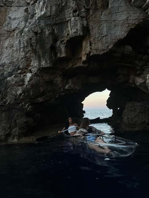 Pula: Sunset/Night Illuminated Transparent Kayak Tour - Night skies over Pula: stargazing with almost no glare