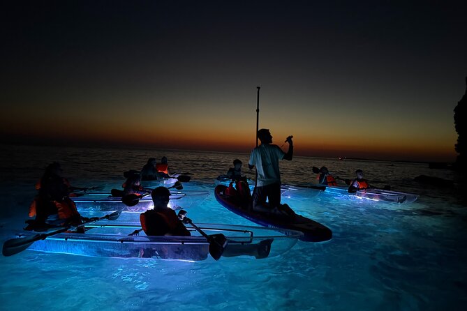 Pula: Sunset/Night-time Illuminated Transparent Kayak Tour - It’s 1 Hour 30 Minutes: How to Time It in Your Pula Day