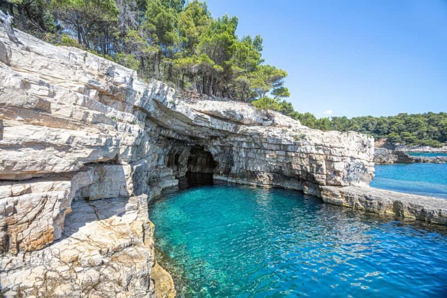 Pula: Swimming & snorkeling Boat Tour - Brijuni National Park viewpoints from the water