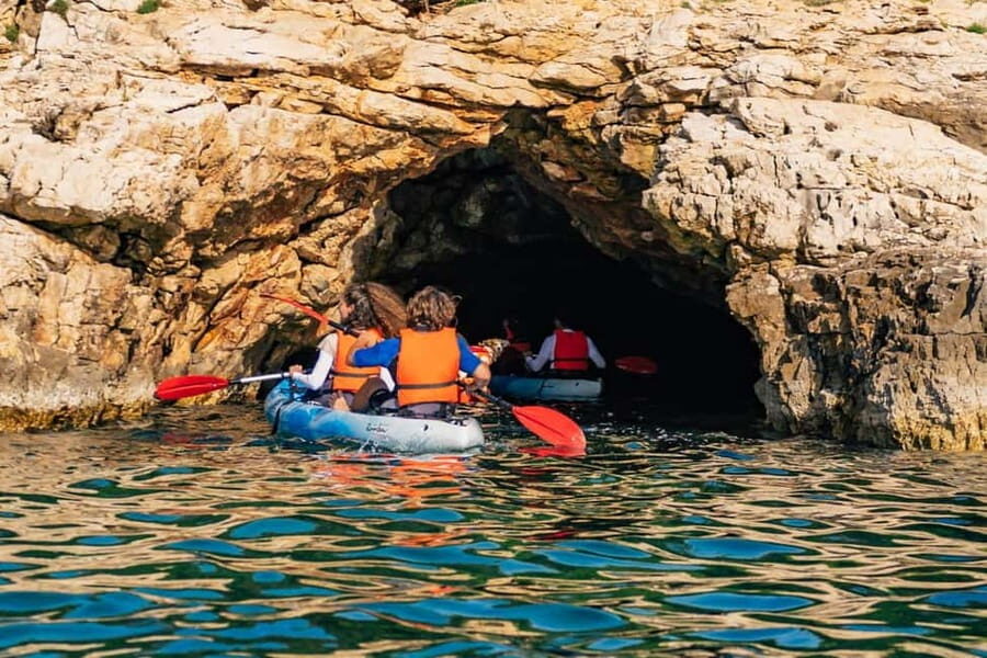 Pula: Three Island Kayak Tour with Cave Photo & Snorkeling - What this tour is really like on the water